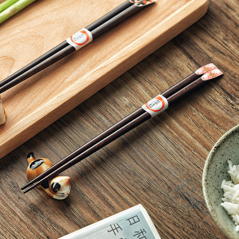 Tao soft Japanese cherry blossom put nails chopsticks chopsticks, informs zizyphus jujube point of creative move sushi chopsticks couples