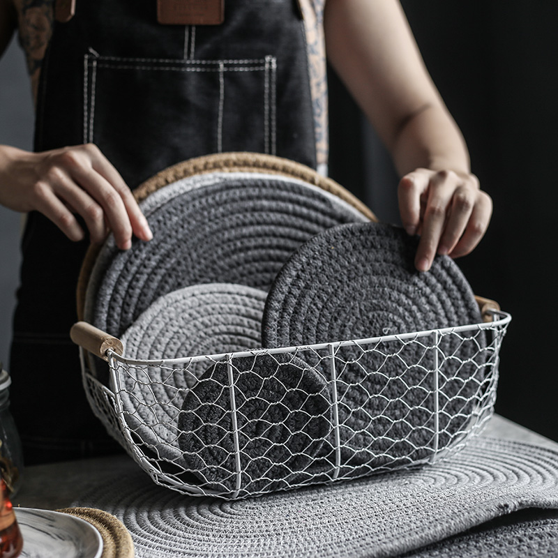 Tao soft contracted Japanese table as against the hot heat home meal pad insulation bowl mat mat pot pad fabric cup mat