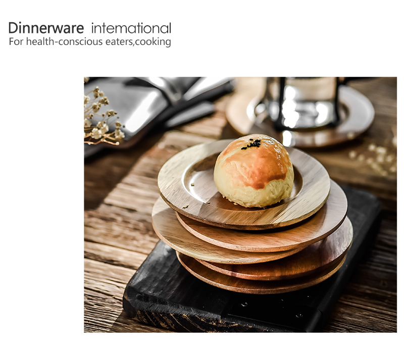 Tao soft wood coasters northern European cup mat mat small circular cup insulation pad keller wooden MATS