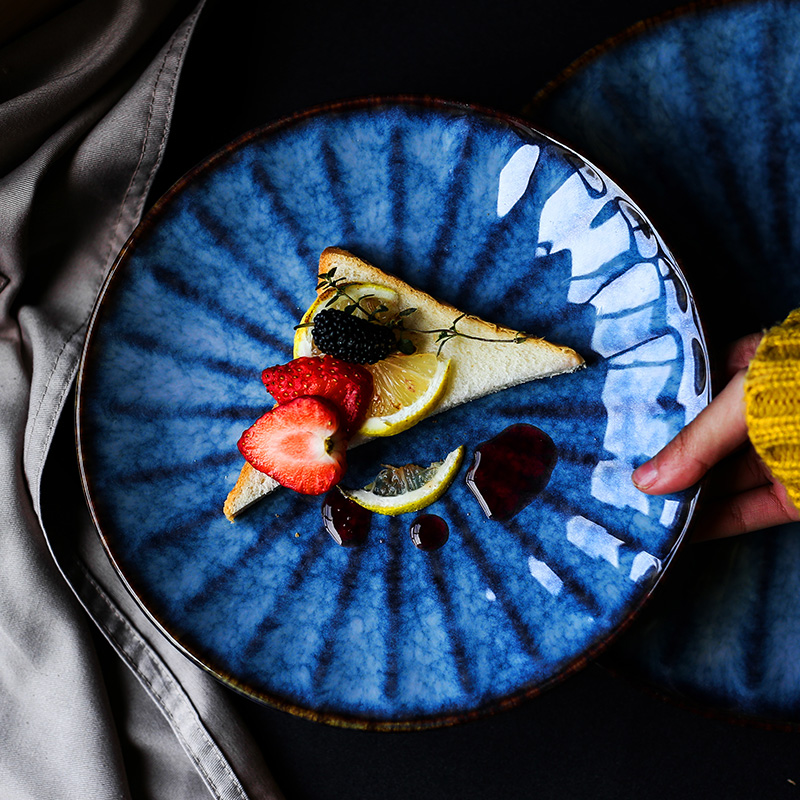 Tao soft European ceramic plate western food steak fruit salad dish plate plate plate of pasta dish plates restaurant