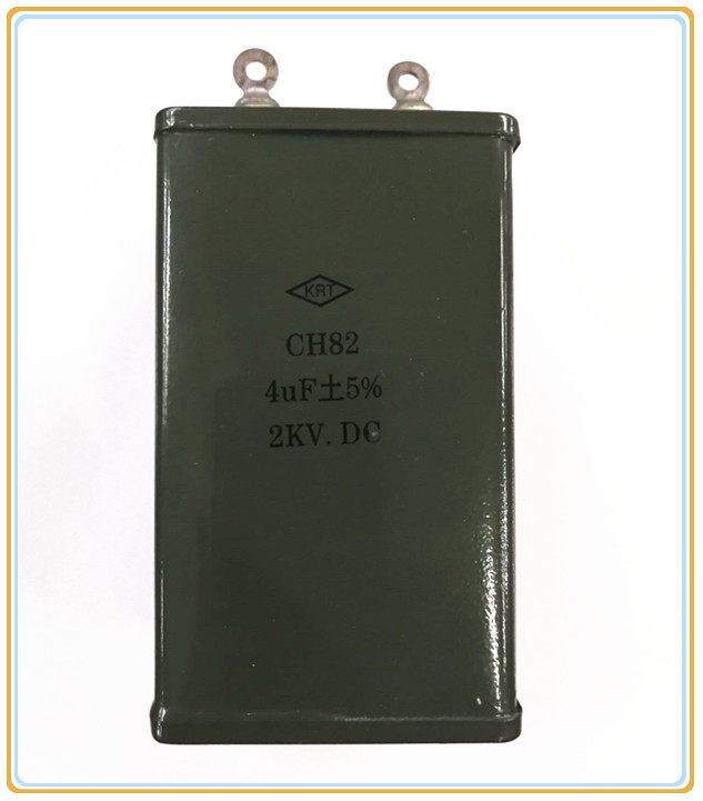 New high voltage capacitor metallized paper die capacitor CH82 2KV4UF 2000V4UF
