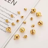 Браслет из бисера с аксессуарами ручной работы, золотой серебряный медный этнический колокольчик, «сделай сам»