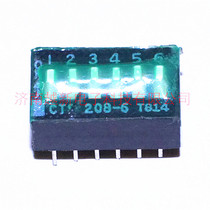 Spot American CTS Dial switch CTS 208006S Original fit Imports 6 digits Straight plug DIP switch 208-6ST