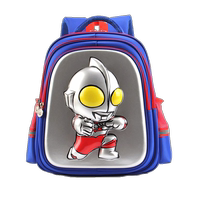 Kindergarten school bag for girls boys and girls first grade backpack 2023 new Ultraman Zero 1029