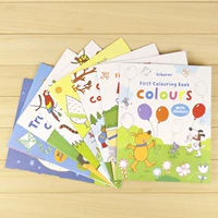 Наклейка для детского сада, детская раскраска, книга с картинками, наклейки, 2-7 лет, английский