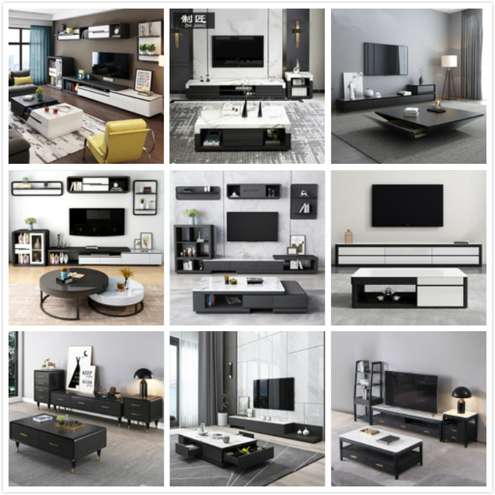 (Overseas forwarding special ultra-connected) dining table and chairs combination tea table TV cabinet combined sofa bed and so on