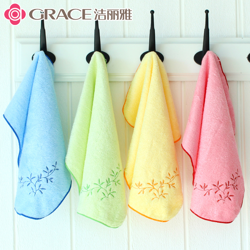 Clean Liya Bamboo Pulp Fiber Beauty Square Towel Slim SOFT ABSORBENT SUMMER ADULT CHILDREN HOME SMALL TOWELS