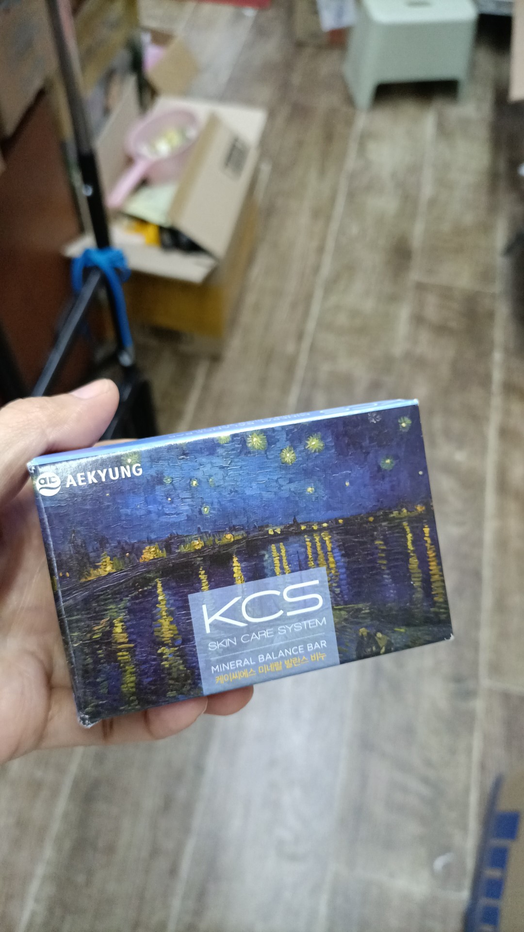 Korean original imported ks perfume soap bath soap facial soap soap blue-oil control refreshing