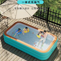 Wear-resistant baby inflatable pool pool adult newborn small household ultra-large outdoor family