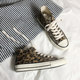 Spring new high-top canvas shoes for men, personalized leopard print trendy shoes, Korean style trendy versatile students canvas shoes, camouflage shoes