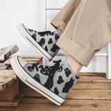 Высокие сапоги, туфли, небольшие дизайнерские тканевые трендовые универсальные кроссовки, тренд сезона, в корейском стиле, подходит для подростков, средней длины