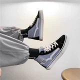 Зимние высокие туфли, удерживающие тепло трендовые тканевые кроссовки, коллекция 2021, в корейском стиле