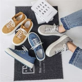 Дышащие тканевые универсальные трендовые туфли на платформе, кроссовки, коллекция 2022, подходит для подростков, в корейском стиле