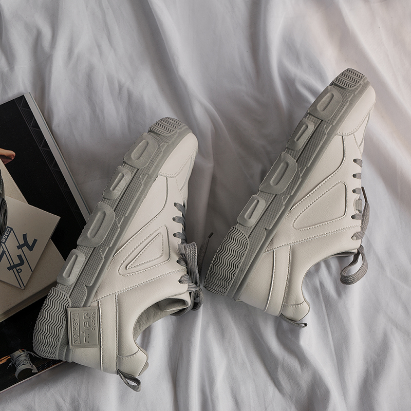 Casual sports shoes men's ins flat shoes all-match shoes men's trendy shoes Korean version of the trend students thick-soled platform shoes