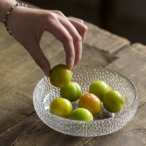 Renxin Tea Point Pan Glass Day Style Retro Zen tea Road fruit pan tea dishes New Chinese pastry dried fruit pan Ideas