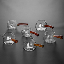 350ML Crescent Road cup tea leak integrated glass kung fu tea set tea heat-resistant accessories padded tea