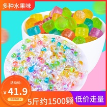 Lannai fruit flavor hard candy 5kg rainbow colorful paper crane fruit fruit flavor creative sliced sugar bulk