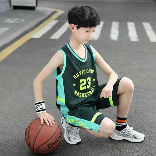 Баскетбольная форма, жилет, комплект, быстросохнущая спортивная летняя одежда для мальчиков, подходит для подростков, в западном стиле