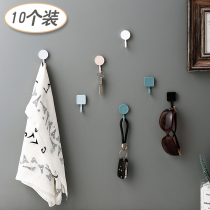 Adhesive hook strong adhesive paste Wall Wall Wall Wall load-bearing suction cup kitchen hook no trace paste door rear hole-free hook