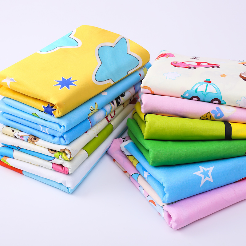 2 35m wide cotton fabric Cartoon cotton fabric bedding fabric Baby cotton children's quilt cover bed sheet fabric