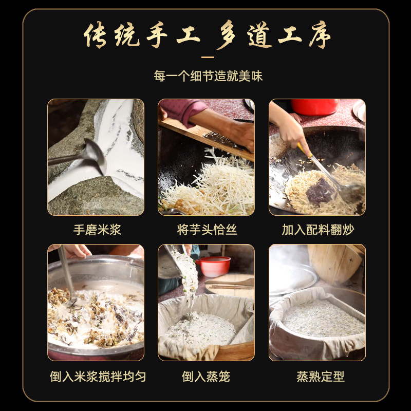 Fujian Taro Cake Semi-Finished Product, Popular Snack, Internet-Famous Taro Cake, Fuzhou Specialty, Wo Wei Triangular Cake, Breakfast Food