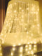 Curtain lights, waterfall lights, small colored lights, flashing lights, string lights, stars, New Year, Spring Festival, Christmas decoration, atmosphere light strips