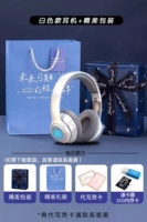 Неоновые наушники, карта памяти, синяя упаковка, открытка, DIY, 16G