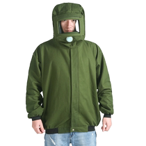 Traffic light split canvas sandblasting suit sanding suit paint thickening protective suit top suit labor insurance suit