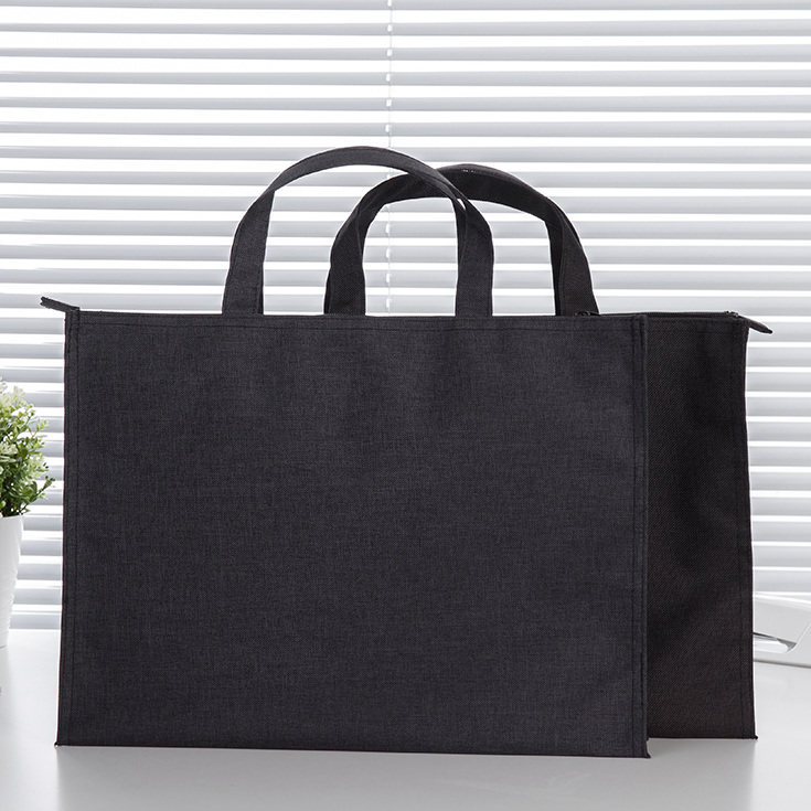 Able 5592 Large capacity folder bag A4 handbag business meeting meeting information contract containing male and female