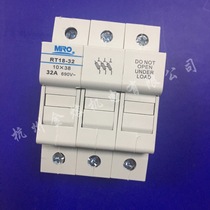 Hot melt fuse fuse holder RT18-32 3p 10*38 RO15 690V 32A without indicator light