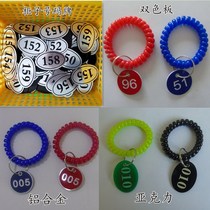 Hand brand Sauna Swimming pool Yoga hall Locker Hand brand code card Guest key card Bracelet Hand ring Hand card