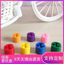 Color plastic size ring non-printed round size buckle red yellow blue and green size code hanger size tag