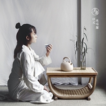 Real vine choreography floating window small tea table tea table modern Chinese style brief Nordic light lavish creative balcony Bedroom small table