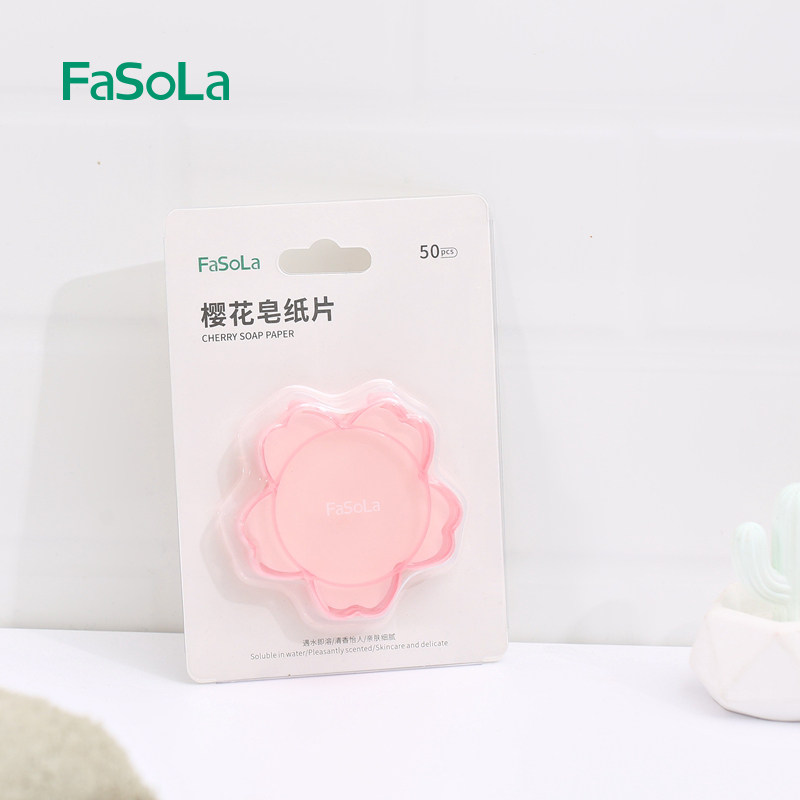 FaSoLa Travel Travel Portable Washing Toilet Soap Paper Student Lovely Soap Paper Pencil Soap Paper