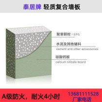 Lightweight partition board sample sound insulation grc insulation eps particles indoor partition fireproof cement composite partition wall panel
