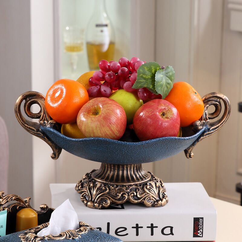 American fruit tray Living room Home Creative dried fruit tray minimalist Fancy Fashion Decorated Tabletop Fruit Pan Eurostyle Fruit Basin