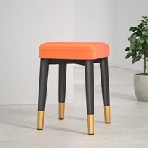 Dressing stool modern simple household luxury makeup stool dining table stool creative latex living room small low stool can be stacked