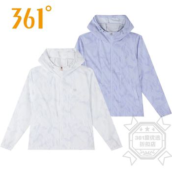 361 Degrees Women's Hooded Single-Layer Windbreaker 2024 Autumn New Skin-Friendly Breathable Comfortable Cooling Women's Top Jacket
