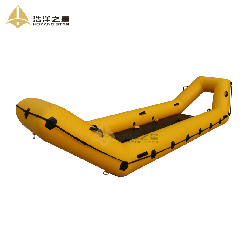Ice water dual-use life raft to quickly deploy life raft ice surface waters Rescue equipped inflatable boat