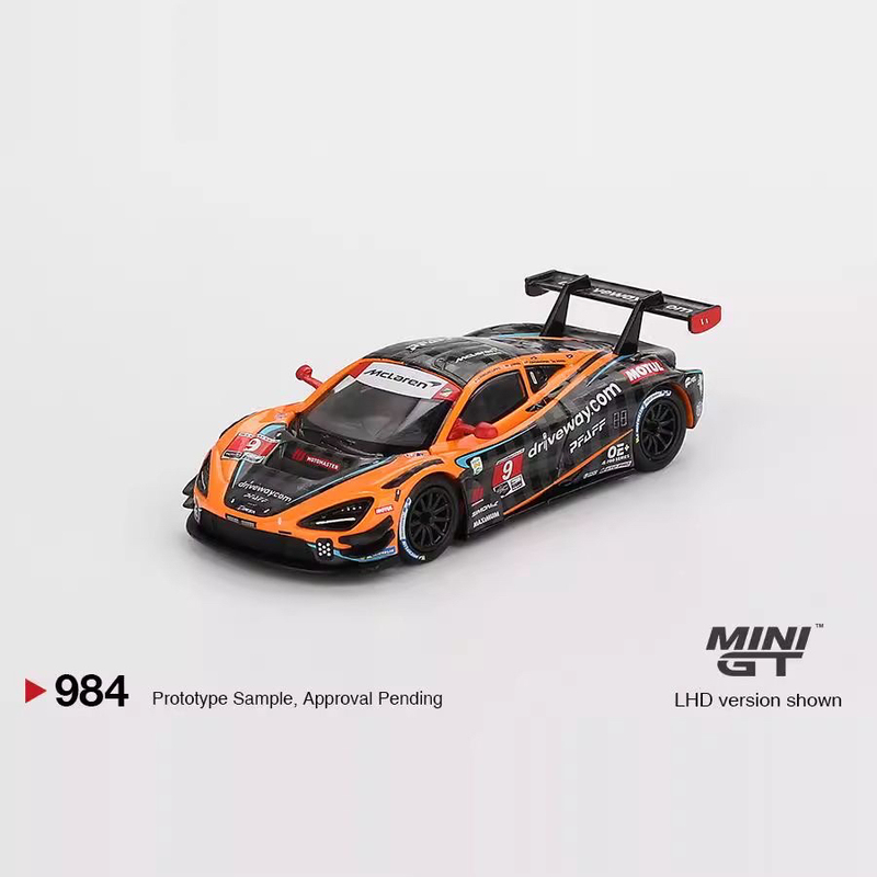Minigt 1:64 984 Mclaren 720S Gt3 Evo Alloy Car Model