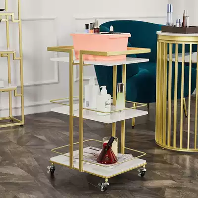 Beauty cart trolley beauty salon special nail salon tool car cosmetics storage mobile shelf