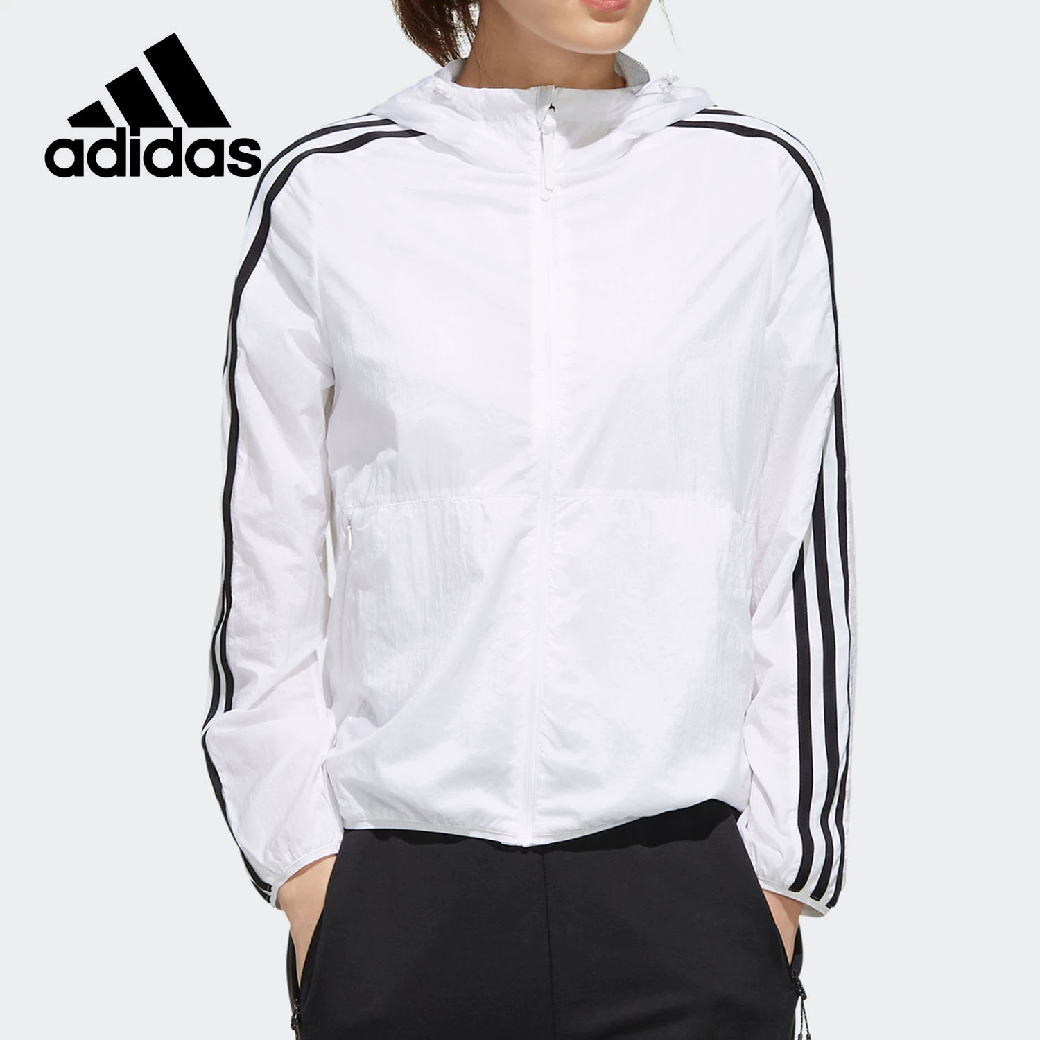 Adidas / Adidas chính hãng mùa thu 2019 áo khoác thể thao nữ mới EH3908 - Áo khoác thể thao / áo khoác