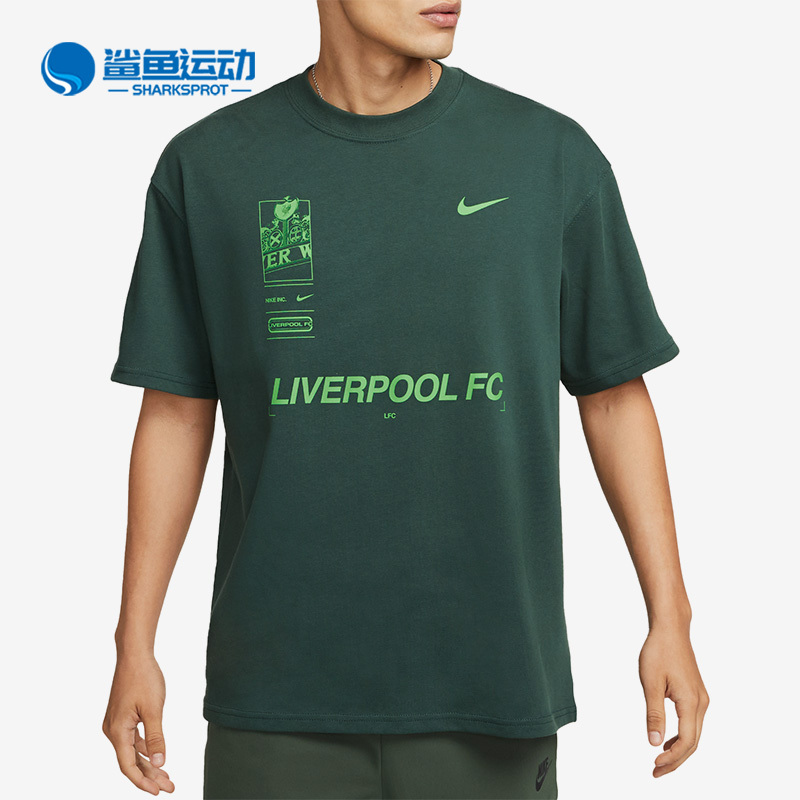 Nike/Nike Genuine Autumn Men's New Liverpool Football Sports Comfortable Training T-Shirt Fq1545-397 Nike/Nike Genuine Autumn Men's New Liverpool Football Sports Comfortable Training T-Shirt Fq1545-397