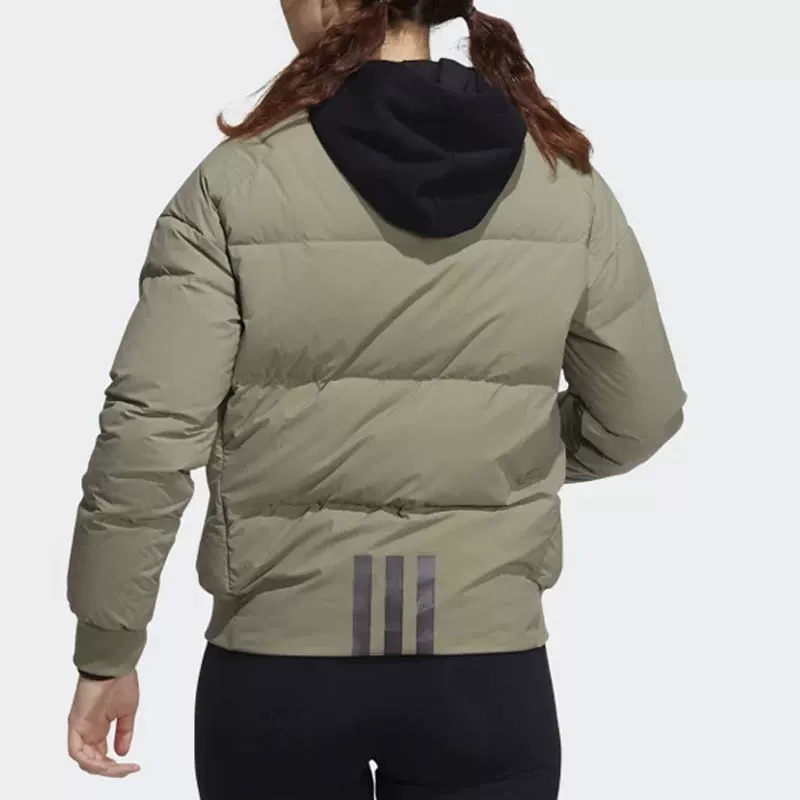 [Зимняя женская куртка-пуховик Adidas из натуральной ткани со скидкой H20802 H23062 【Asian code】]