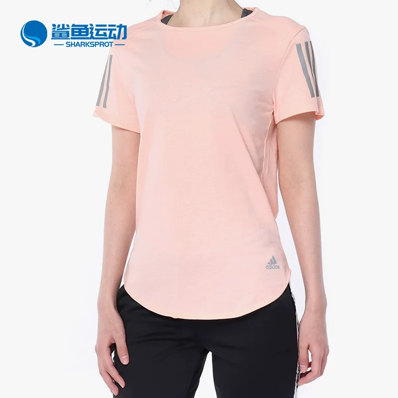 Adidas/Adidas спортивная футболка, дышащий спортивный костюм, с коротким рукавом, свободный силуэт