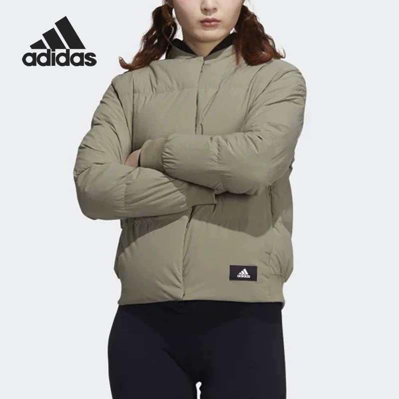 [Зимняя женская куртка-пуховик Adidas из натуральной ткани со скидкой H20802 H23062 【Asian code】]