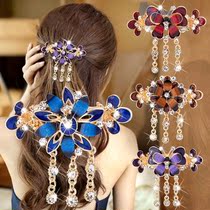 Tassel hairclip top clip back brain personality Japanese and Korean hipster fresh clip hair New elegant adult sweet