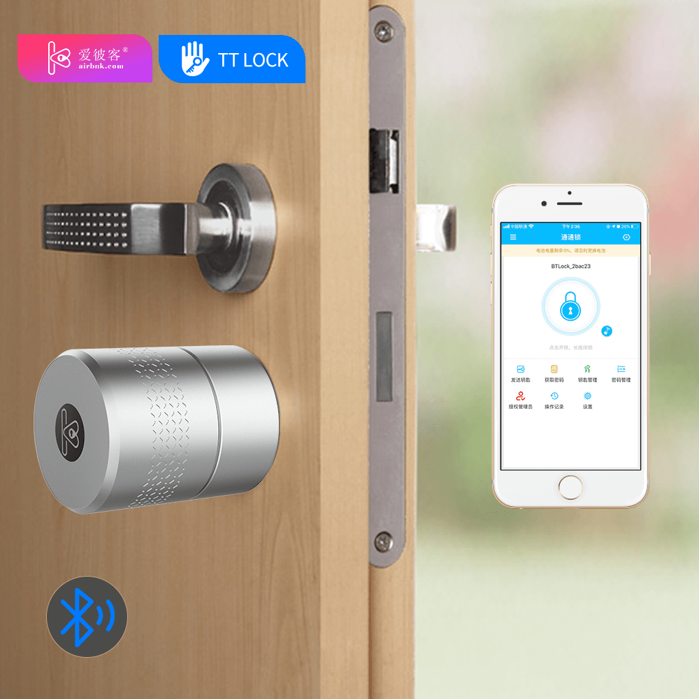 TTLOCK Smart Lock Office Lock-through lock APP UNLOCK T REMOTE SHARE SECRET KEY CODE LOCK FINGERPRINT GATEWAY