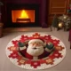 Рождественский круглый коврик – 9