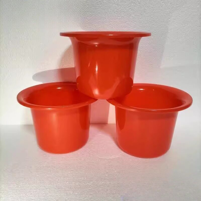 плевательница 大号钢化熟胶加厚塑料痰盂老式无盖红蓝色尿桶尿壶坐便器尿盆马桶 Gumahus